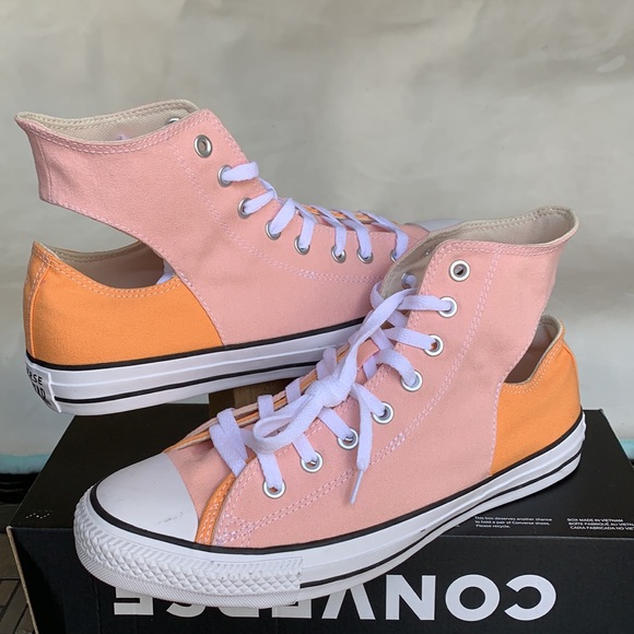 CONVERSE CTAS TWISTED UPPER HI STORM PINK/FUEL ORM - Picture 5 of 12